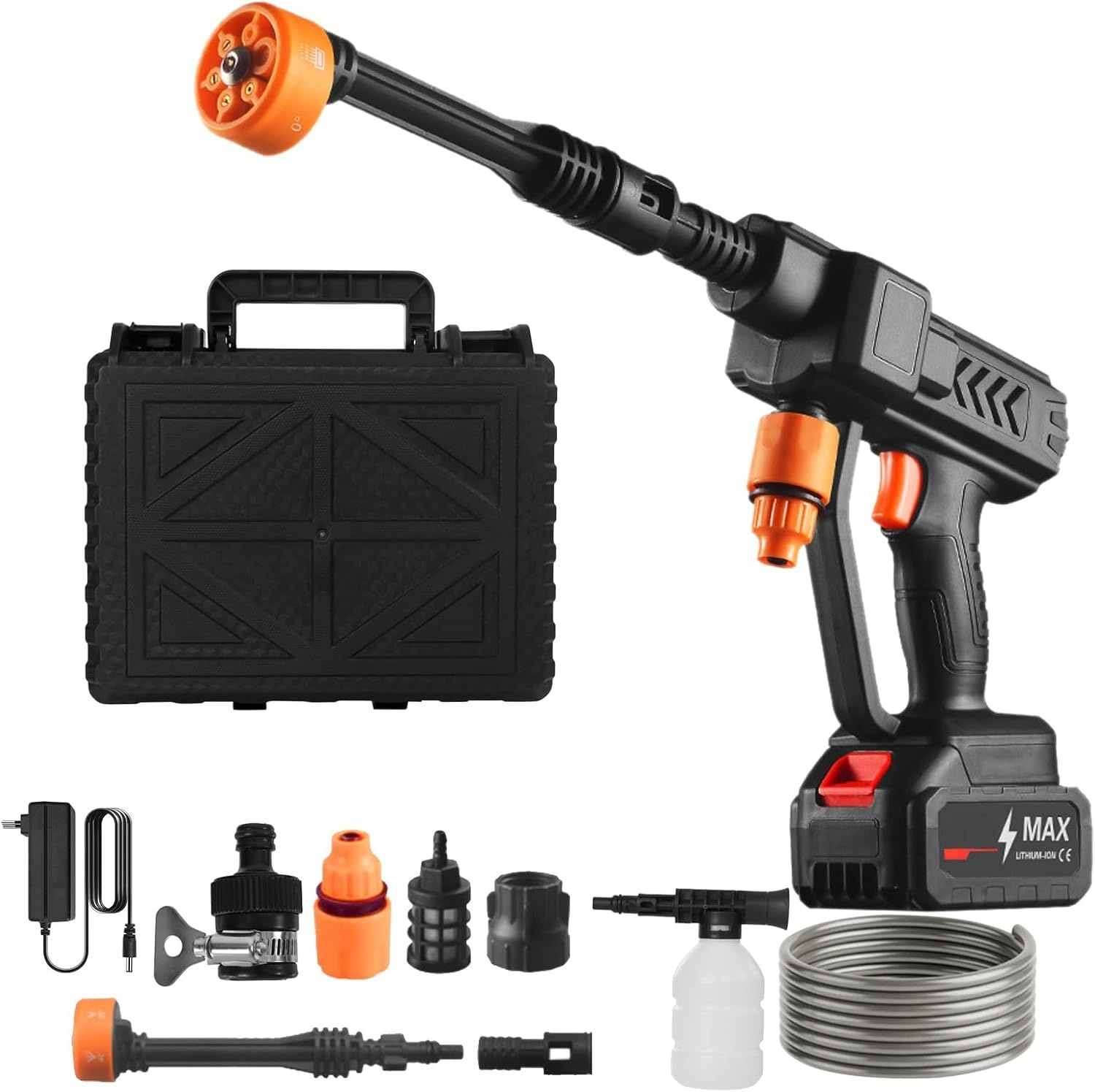 Portable Cordless High-Pressure Washer Gun for Cars, Floors & Garden 🌿🚗