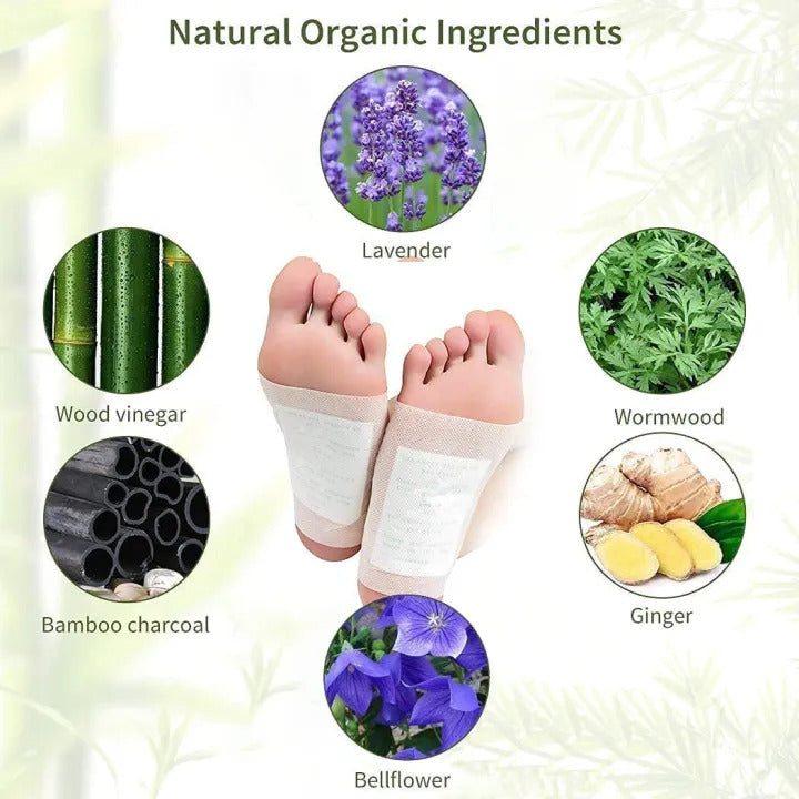 10-Piece Cleansing Detox Foot Patches