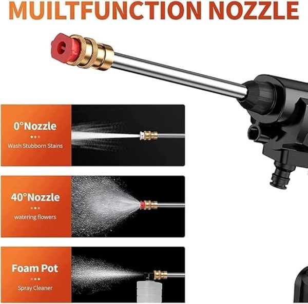 Portable Cordless High-Pressure Washer Gun for Cars, Floors & Garden 🌿🚗