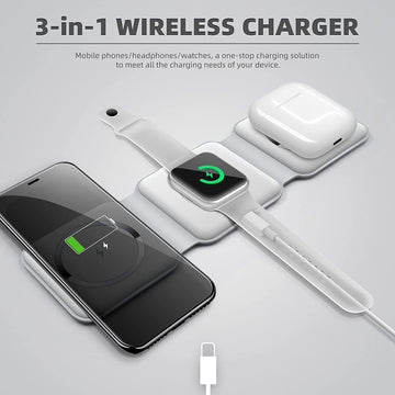 3 in 1 Foldable Magnetic Wireless Charging Station