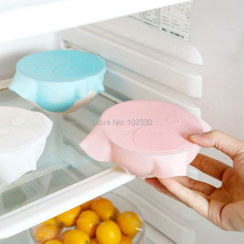 Silicone Stretch Lids With Bowl (Pack of 6)