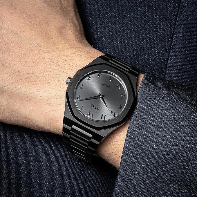 Black Arabic Aura Watch