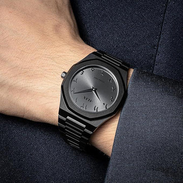 Black Arabic Aura Watch