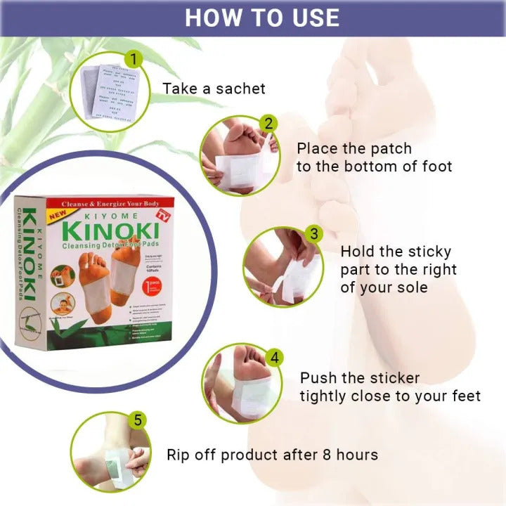 10-Piece Cleansing Detox Foot Patches
