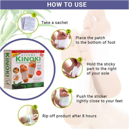 10-Piece Cleansing Detox Foot Patches